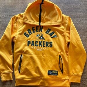 Green Bay Packers Youth Pullover Hoodie - Gold